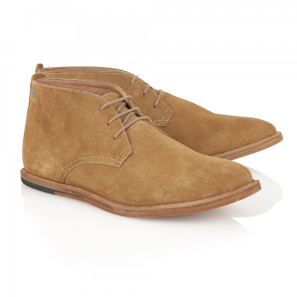 Strachan Butterscotch Suede Lace-up Boot