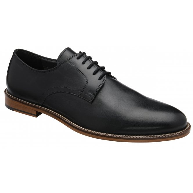 Black Chambers Leather Derby Shoe | Frank Wright