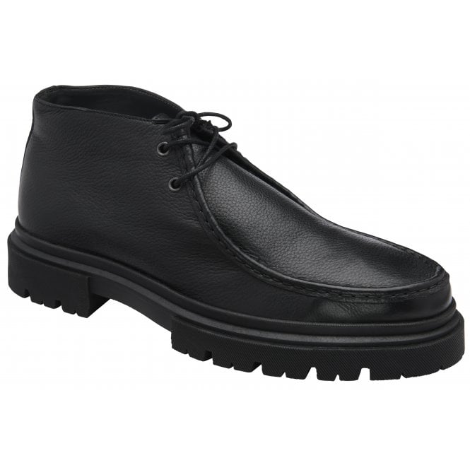 Black Harris Leather Ankle Boot | Frank Wright