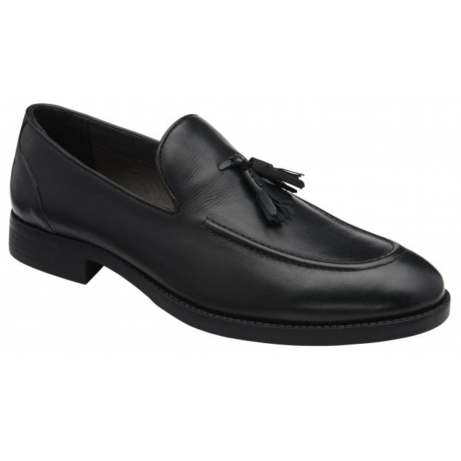 Black Osgood Leather Loafer | Frank Wright