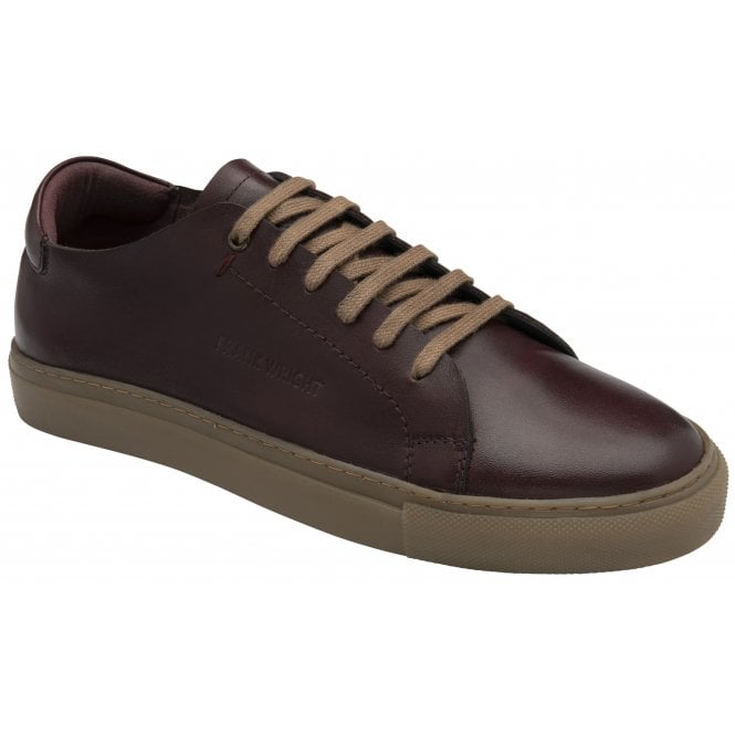 Bordo Madeley Leather Trainer | Frank Wright