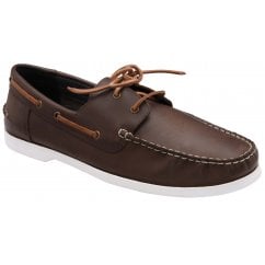 Brown Reaney Leather Boat Shoe | Frank Wright