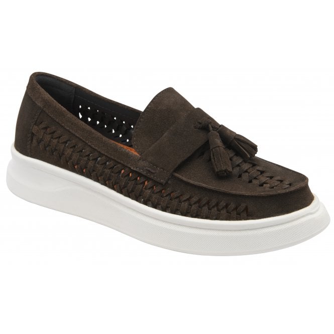 Brown Robson Suede Loafer | Frank Wright
