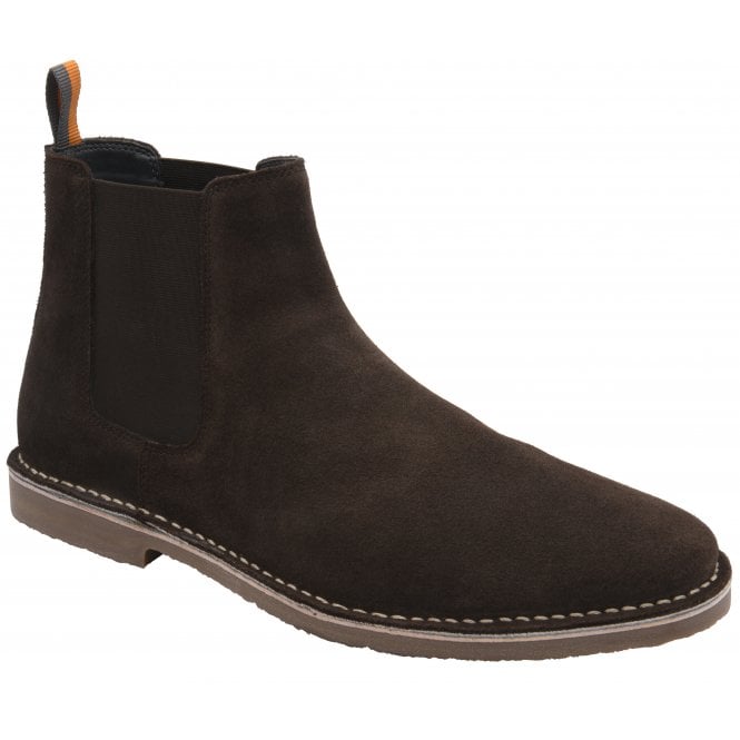 Brown Whipp Suede Chelsea Boot | Frank Wright
