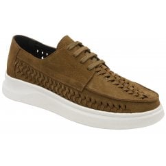 Camel Wise Suede Lace-Up Shoes | Frank Wright