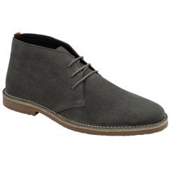 Grey Edwin Suede Desert Boot | Frank Wright