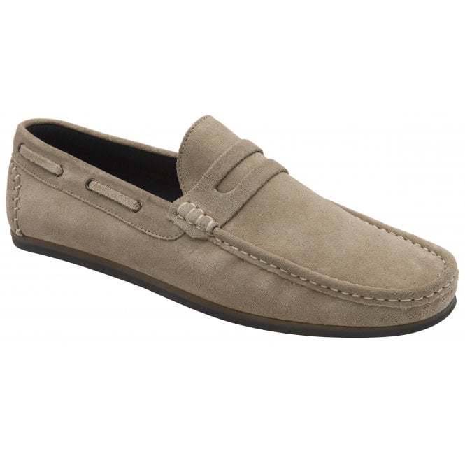 Stone Duggan Suede Penny Loafer | Frank Wright