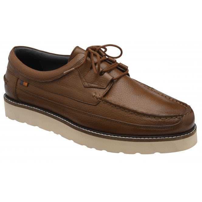 Tan Weller Milled Leather Shoe | Frank Wright