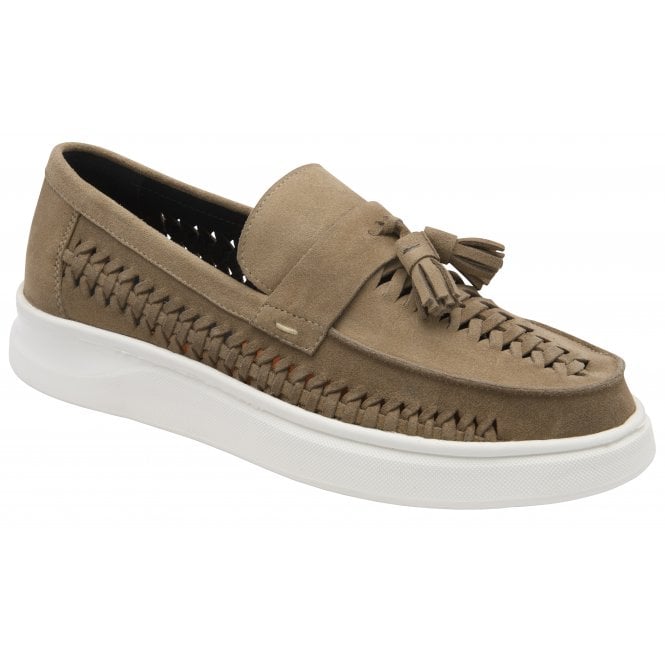 Taupe Robson Suede Loafer | Frank Wright